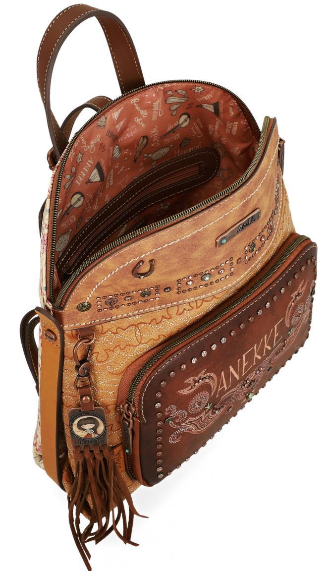 Alltagsrucksack Anekke Arizona New Western Glitzersteine, Nieten