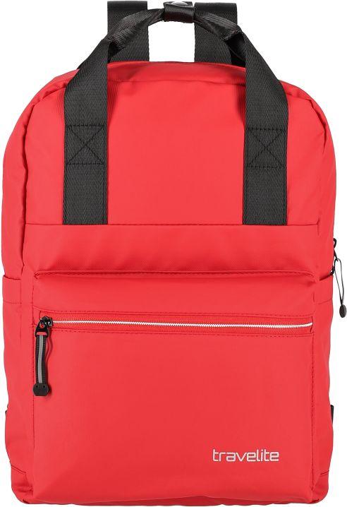 Alltagsrucksack knallrot Travelite Basics wasserabweisend 