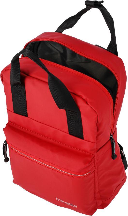 Alltagsrucksack knallrot Travelite Basics wasserabweisend 