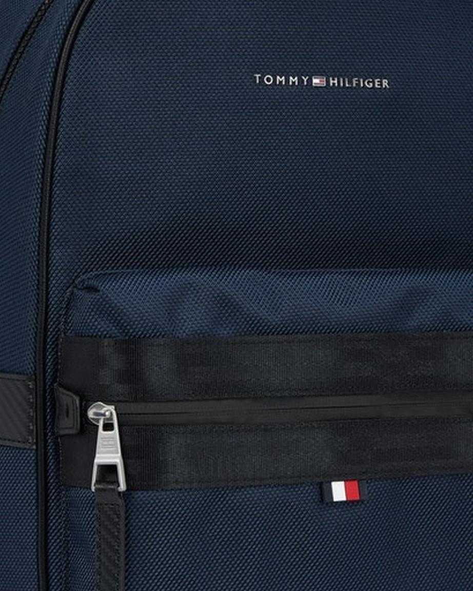 Alltagsrucksack mit Kontrastdetails Tommy Hilfiger Elevated Nylon Backpack Iron Grey