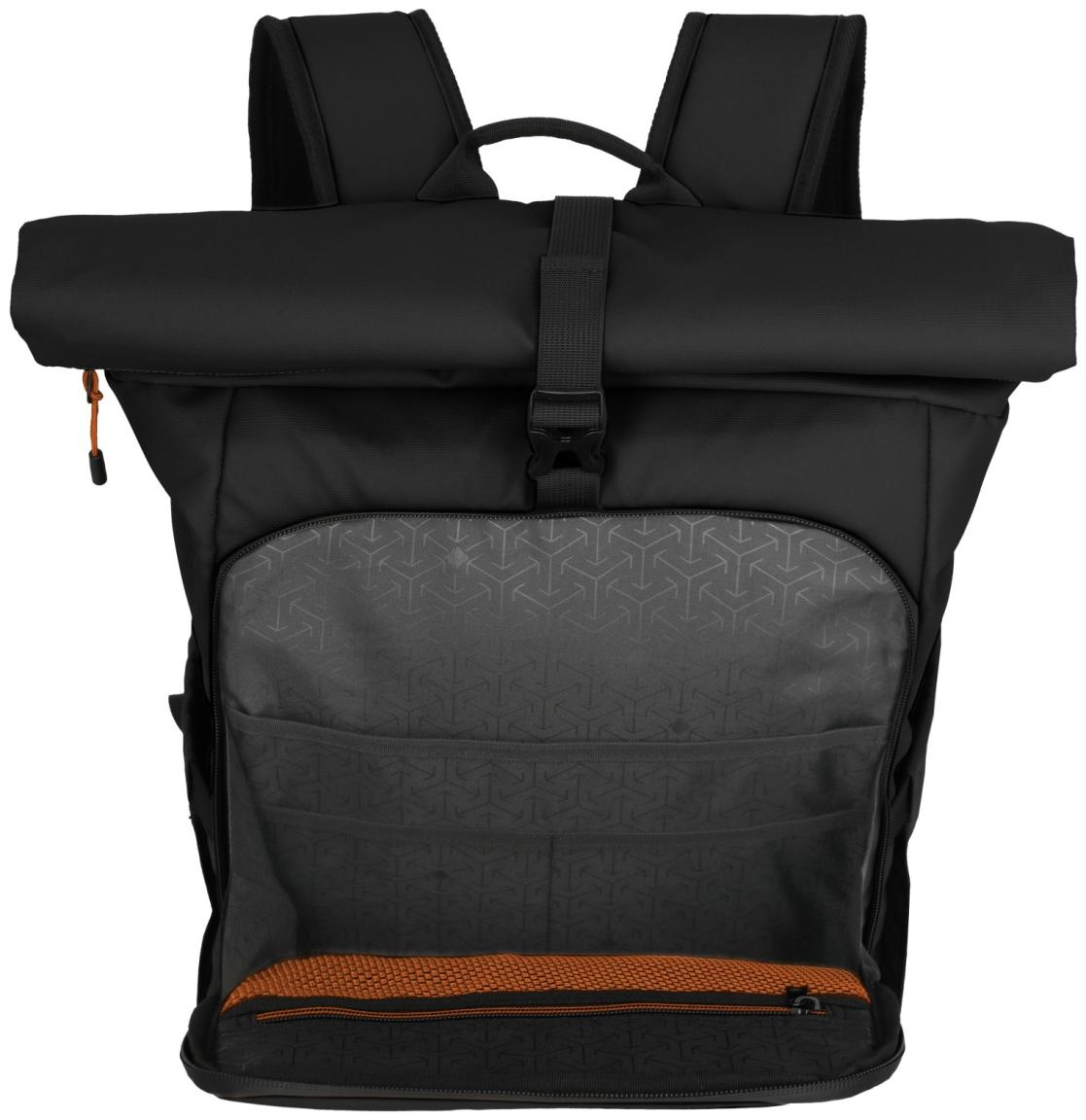 Allzweckrucksack Backpack M Roll-up Travelite Briize Black