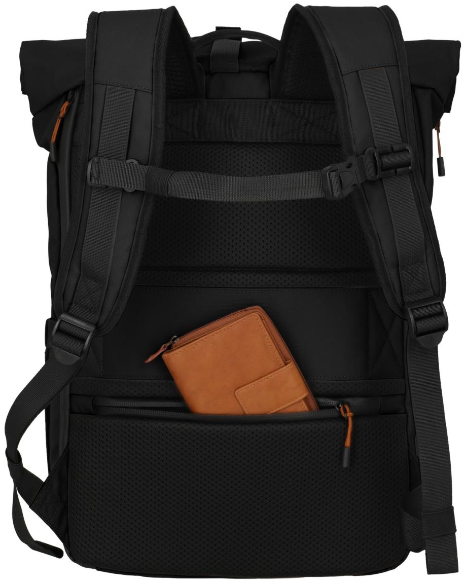 Allzweckrucksack Backpack M Roll-up Travelite Briize Black