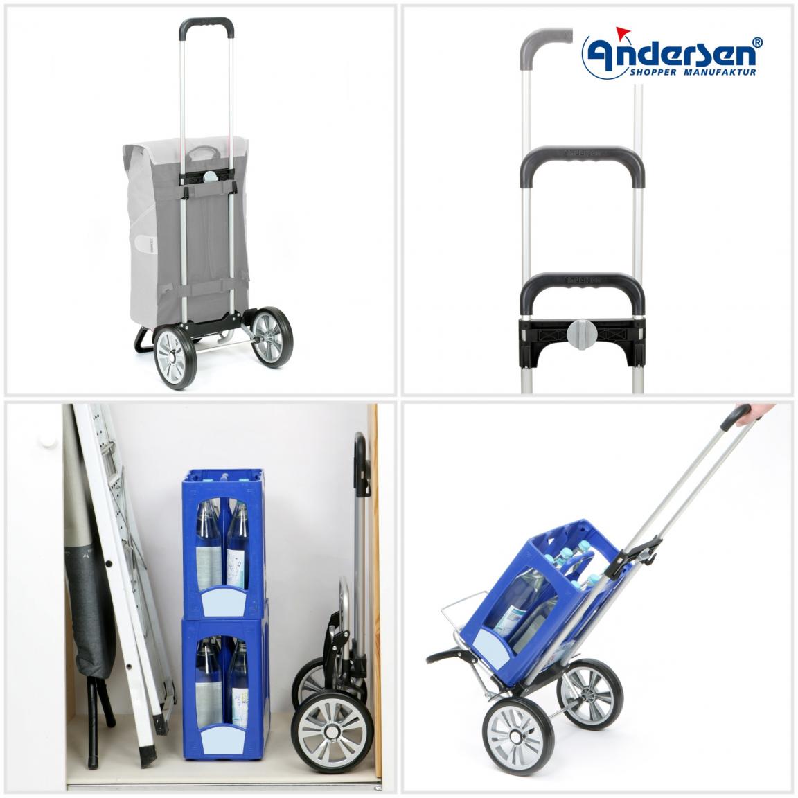 Andersen Shopper Alu Star Gestänge Einkaufstrolley