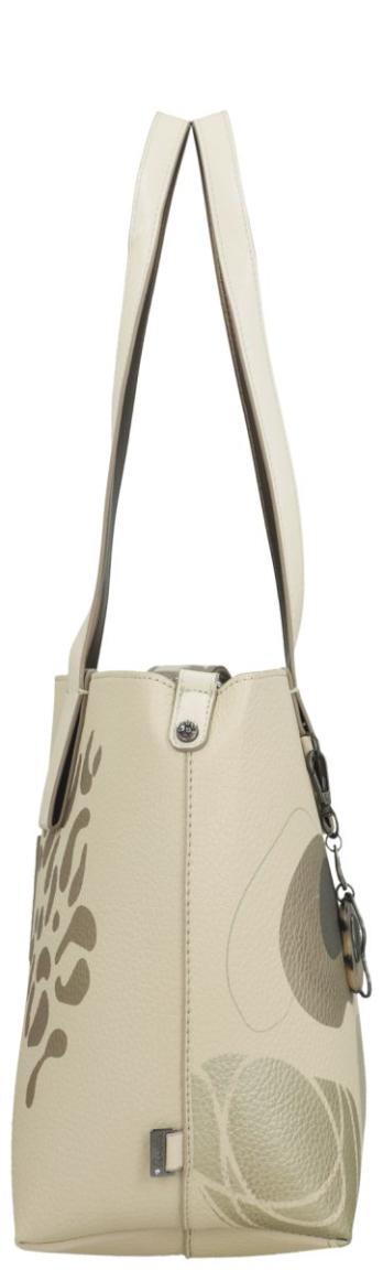 Anekke 2in1 wandelbarer Shopper Sophia Gaia Beige Beuteltasche innen