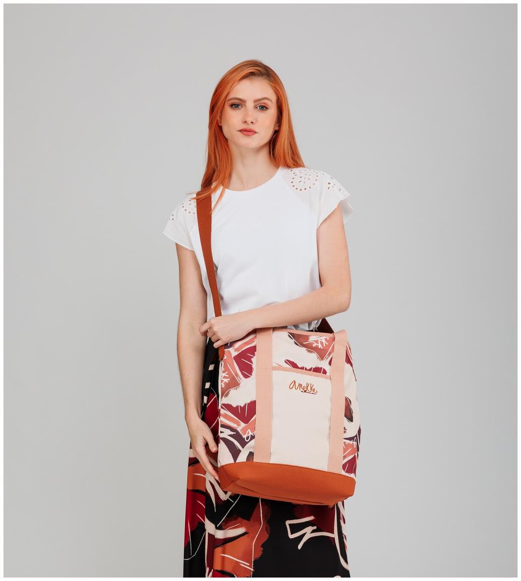 Anekke Alma Beach Bag beige rosa Crossover