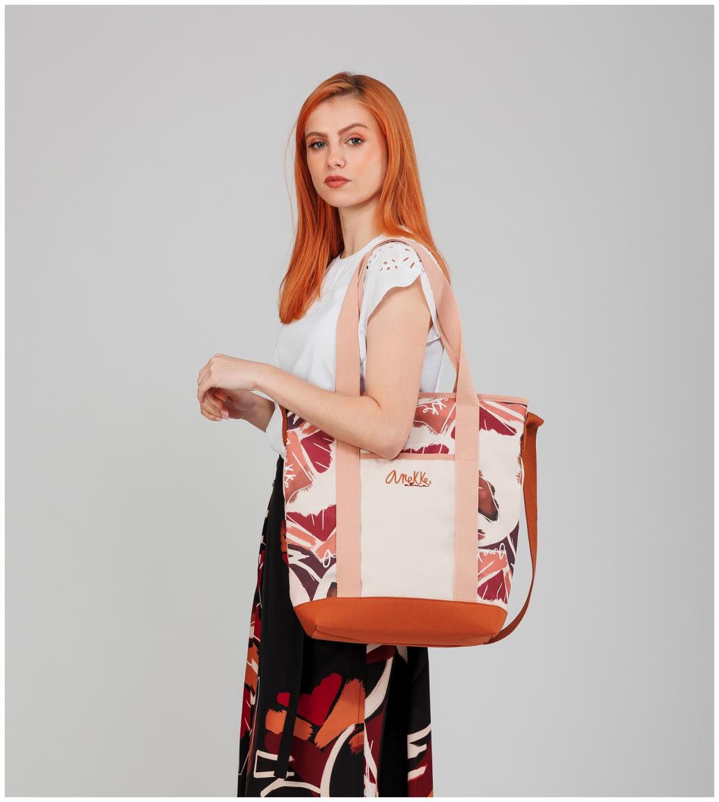 Anekke Alma Beach Bag beige rosa Crossover