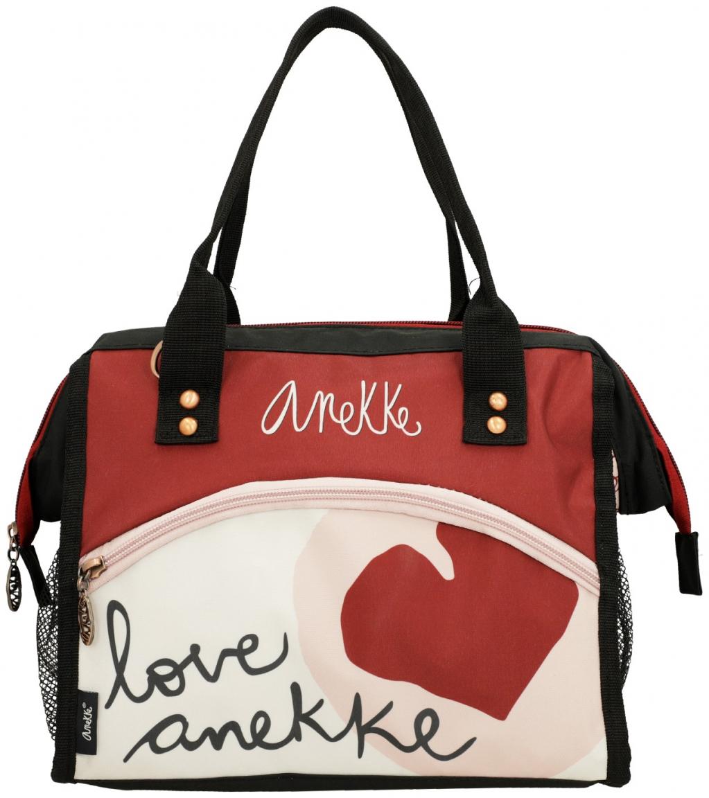Anekke Alma Lunchbag isolierend dunkelrot zartrosa