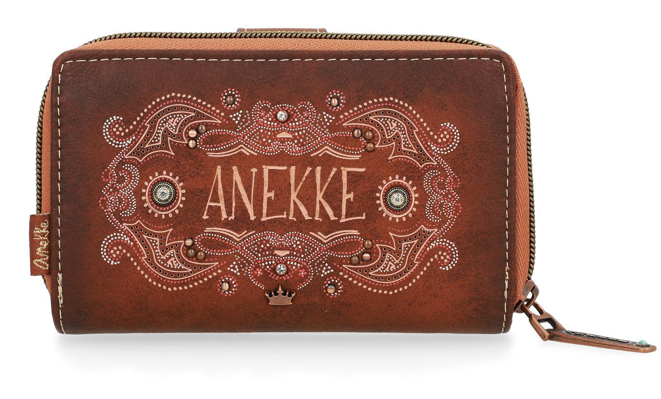 Anekke Arizona New Western Geldbeutel braun Nieten Lochmuster