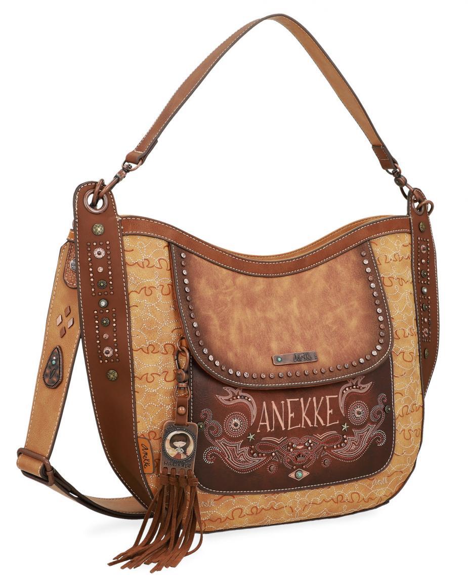 Anekke Arizona New Western braun bestickt Beuteltasche