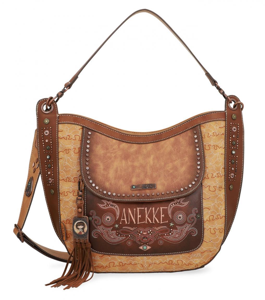 Anekke Arizona New Western braun bestickt Beuteltasche