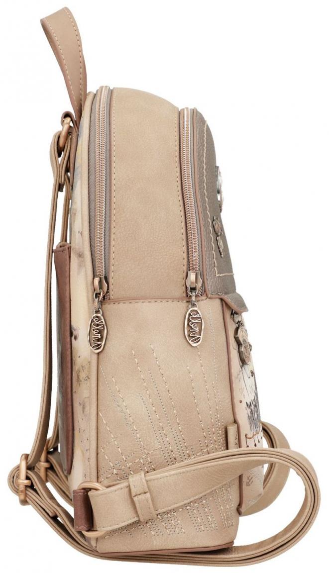 Anekke Backpack Hollywood Golden Glamour Print metallic