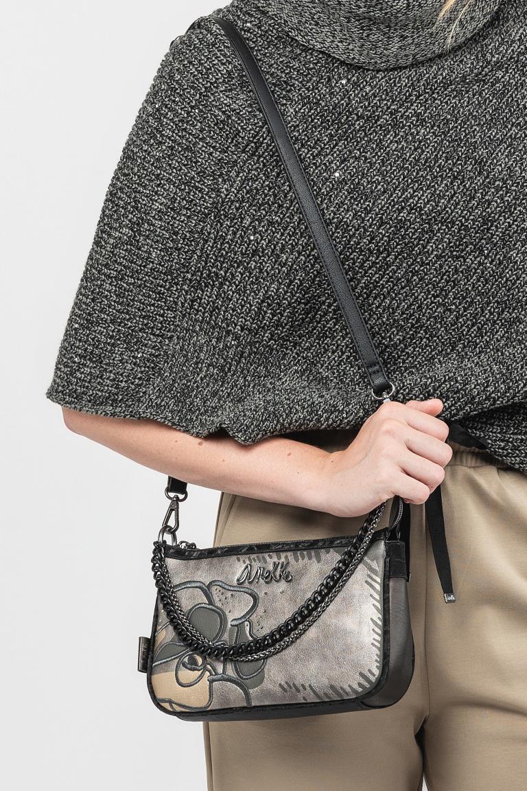 Anekke Baguette Partytasche mit Ketten Mademoiselle Nature Koko