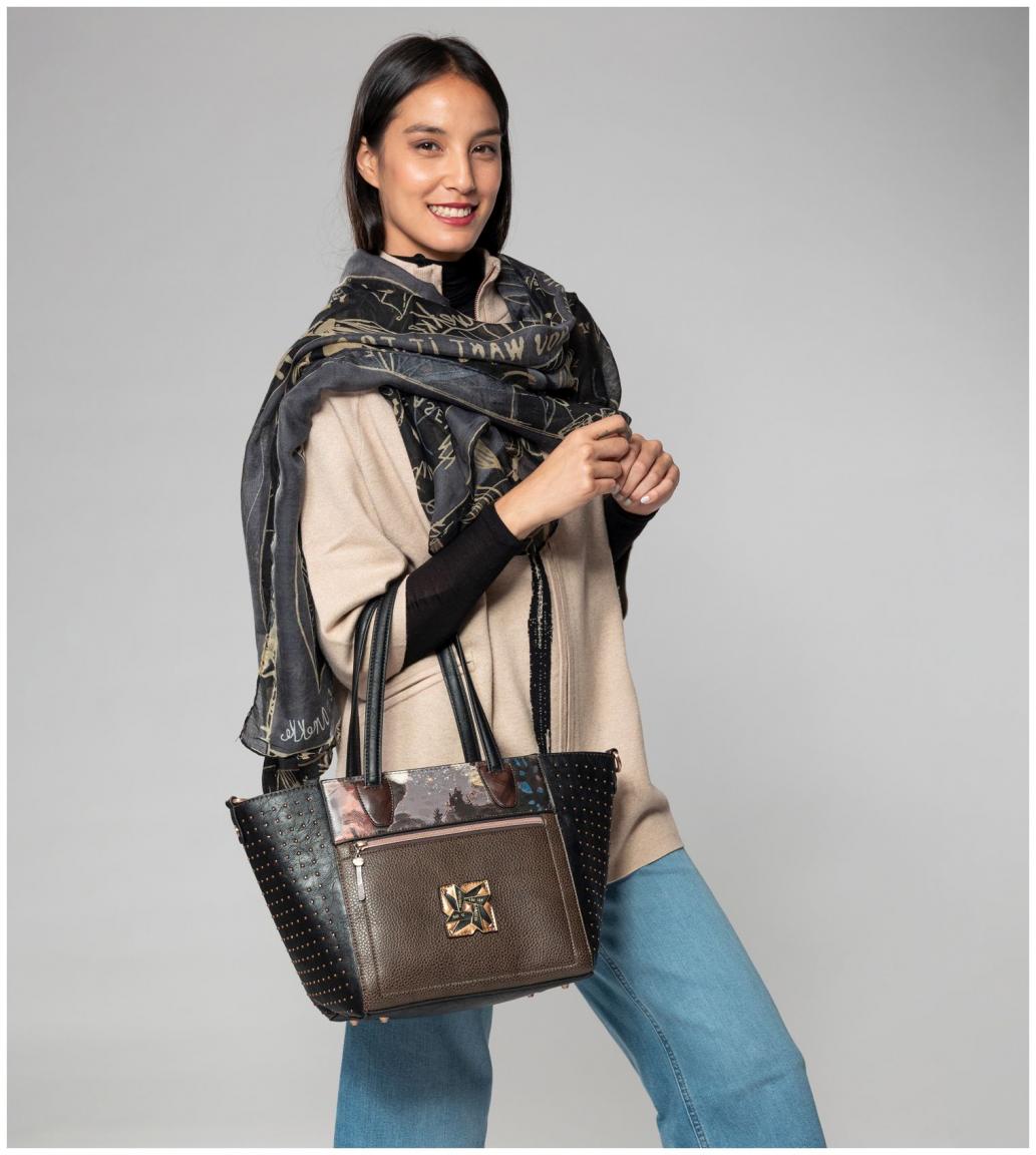 Anekke Big Shopper Shoen Japan Nieten Crossoverbag Enso