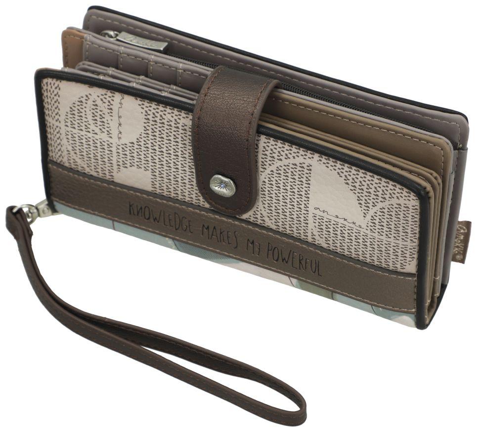 Anekke Big Wallet Sophia Auralis dezente Farbwahl Nieten