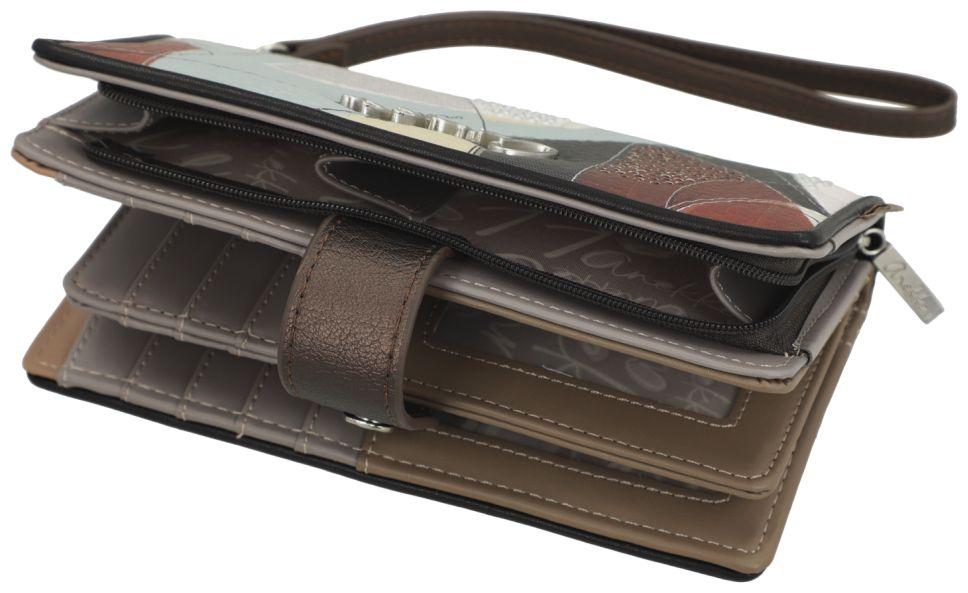 Anekke Big Wallet Sophia Auralis dezente Farbwahl Nieten