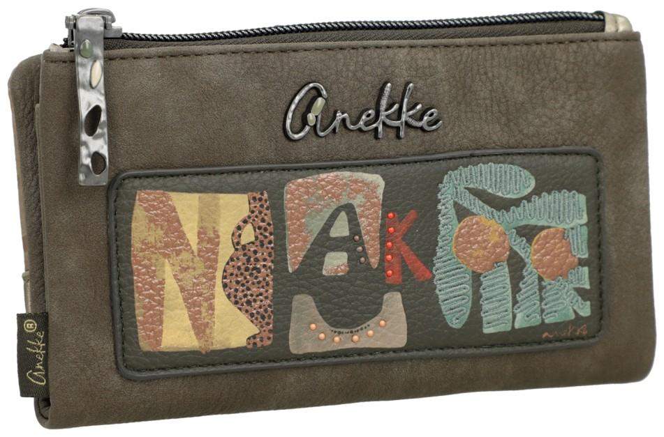 Anekke Börse flexibel Metallic Muse Amphora dunkelbunt RFID 