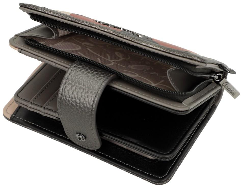 Anekke Brieftasche Muse Rottöne metallic Eikon RFID Karten