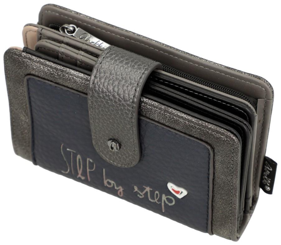 Anekke Brieftasche Muse Rottöne metallic Eikon RFID Karten