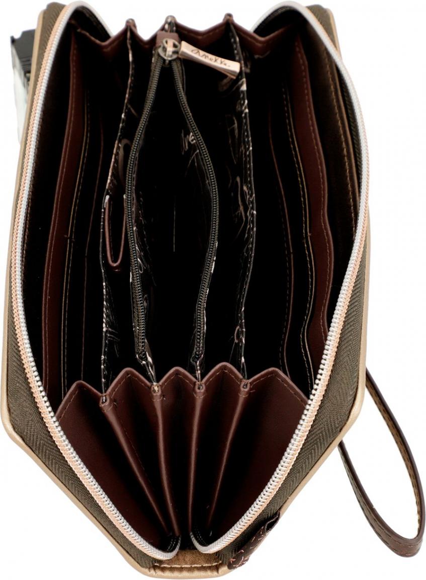 Anekke Brieftasche braun gemustert nachhaltig Shoen Nature Shodo