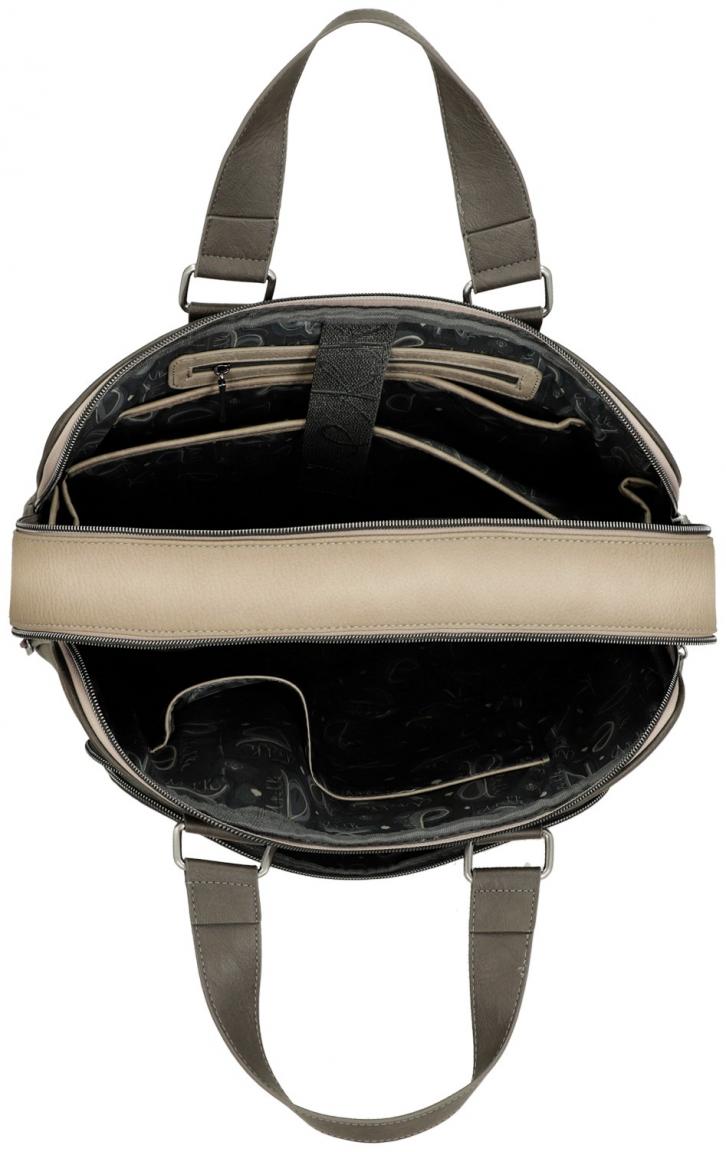 Anekke Businesstasche Damen Real herbstlich Erdtöne funkelnd Metallic