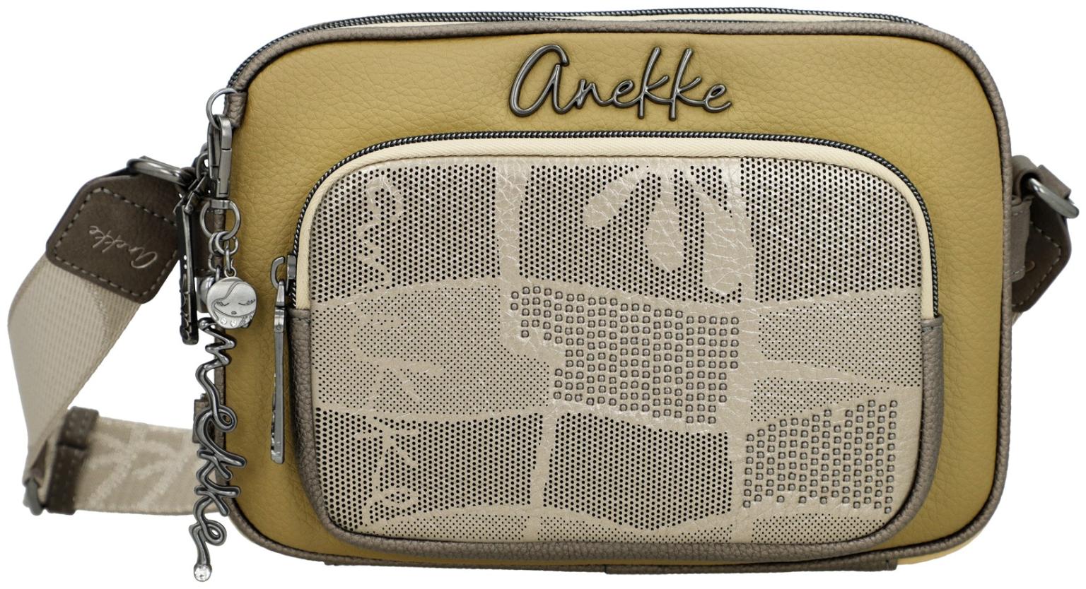 Anekke Camera Bag olivgrün Branch Metallic Ziernieten