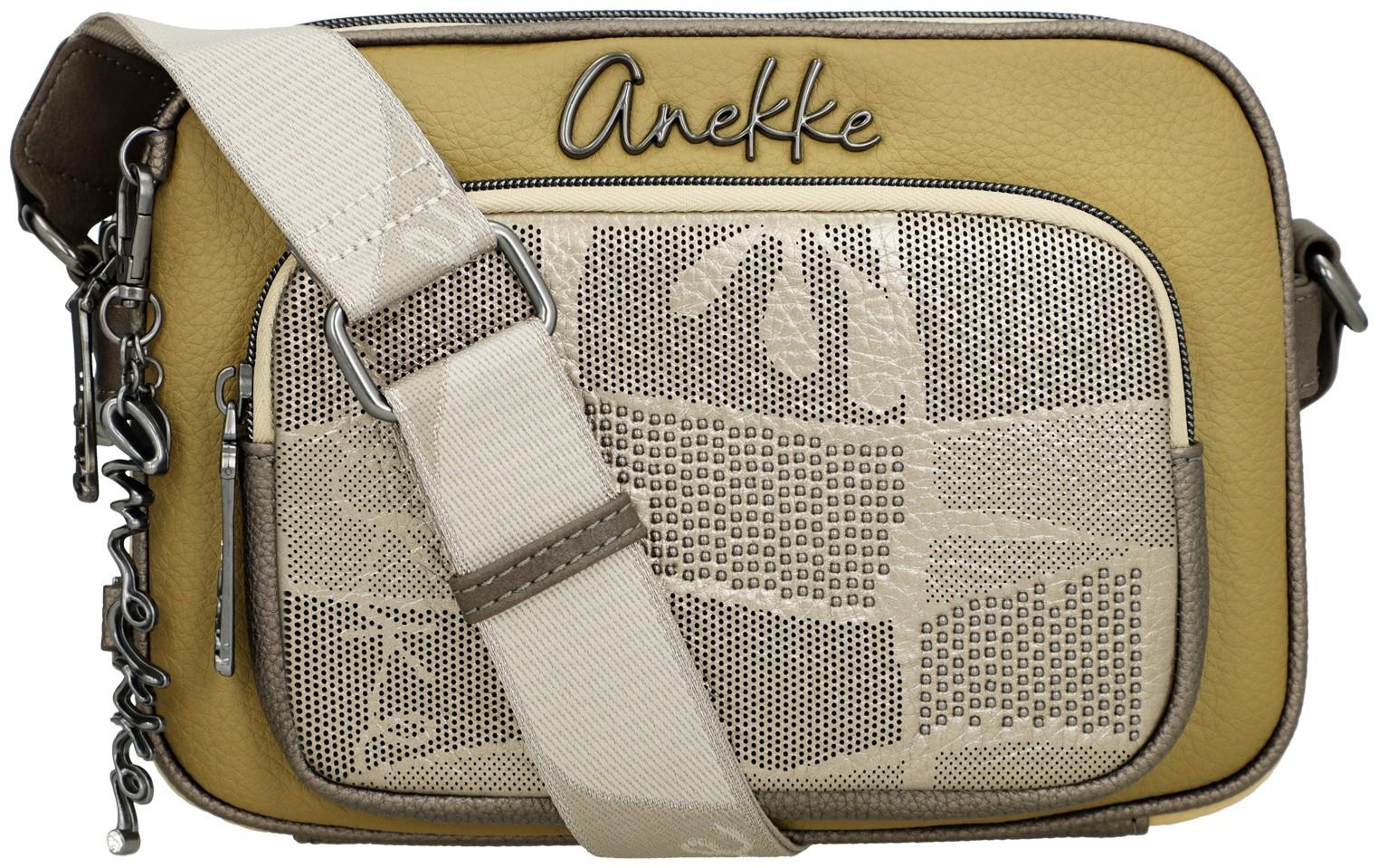 Anekke Camera Bag olivgrün Branch Metallic Ziernieten