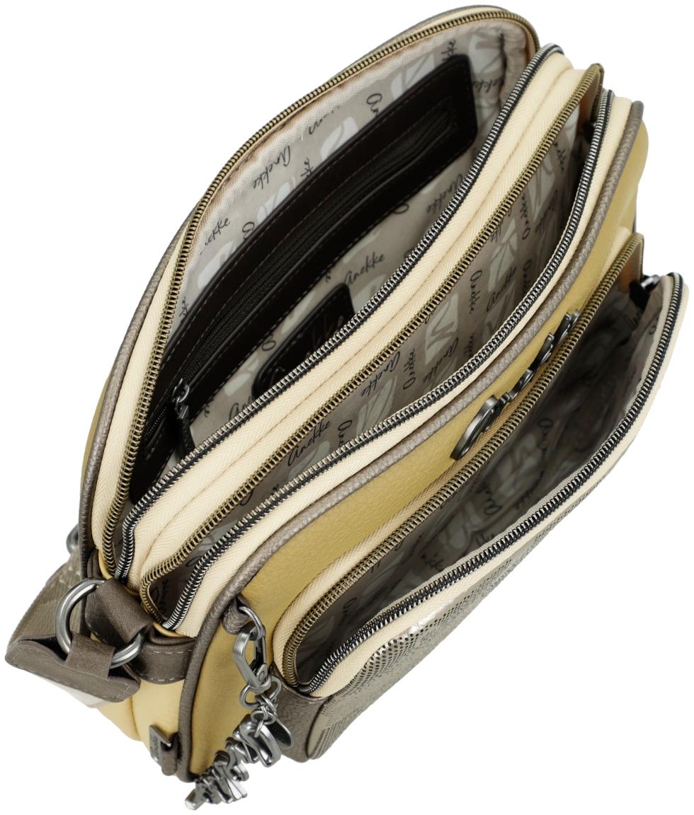 Anekke Camera Bag olivgrün Branch Metallic Ziernieten