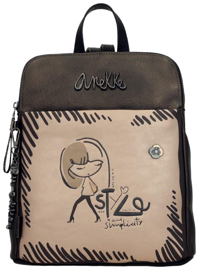 Anekke City Backpack Mademoiselle Nature Edition Koko metallic