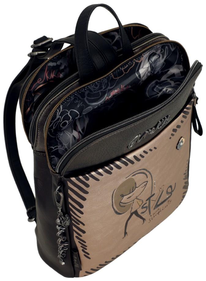 Anekke City Backpack Mademoiselle Nature Edition Koko metallic