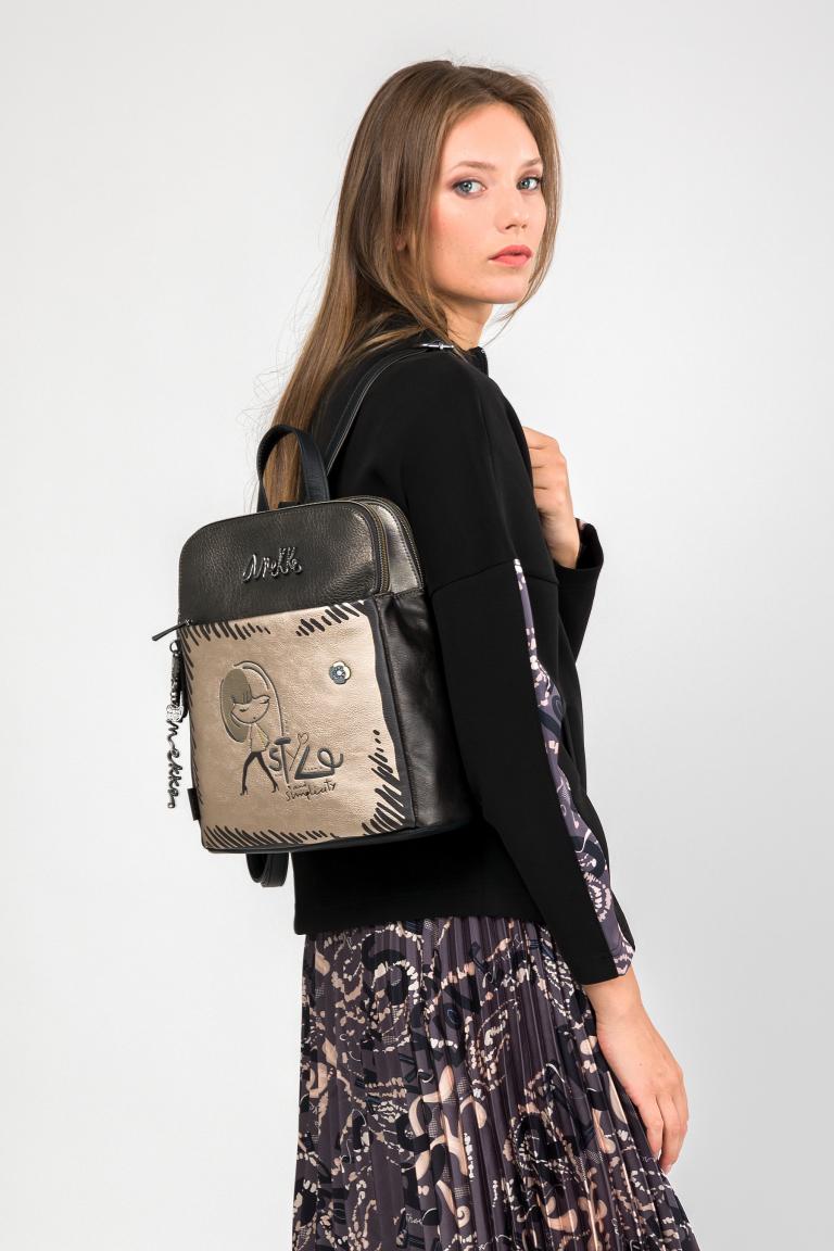Anekke City Backpack Mademoiselle Nature Edition Koko metallic