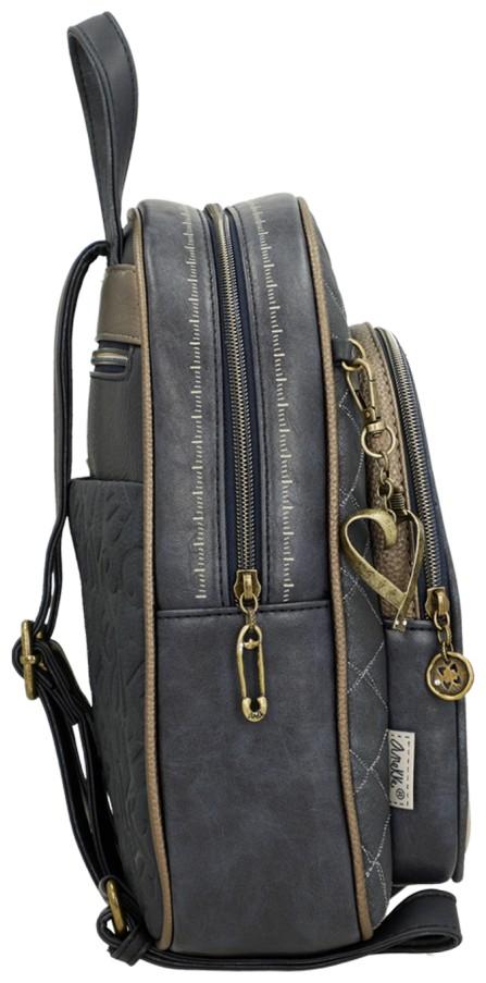 Anekke Cityrucksack Mademoiselle STUDIO Blau Glitzer