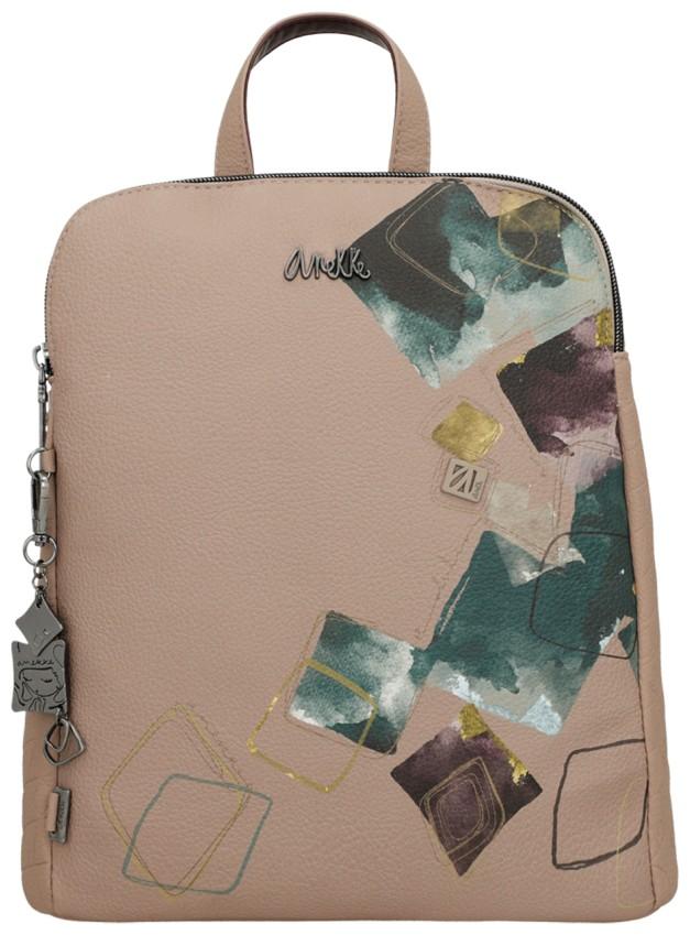 Anekke Cityrucksack Real Evolution Taupe diebstahlsicher