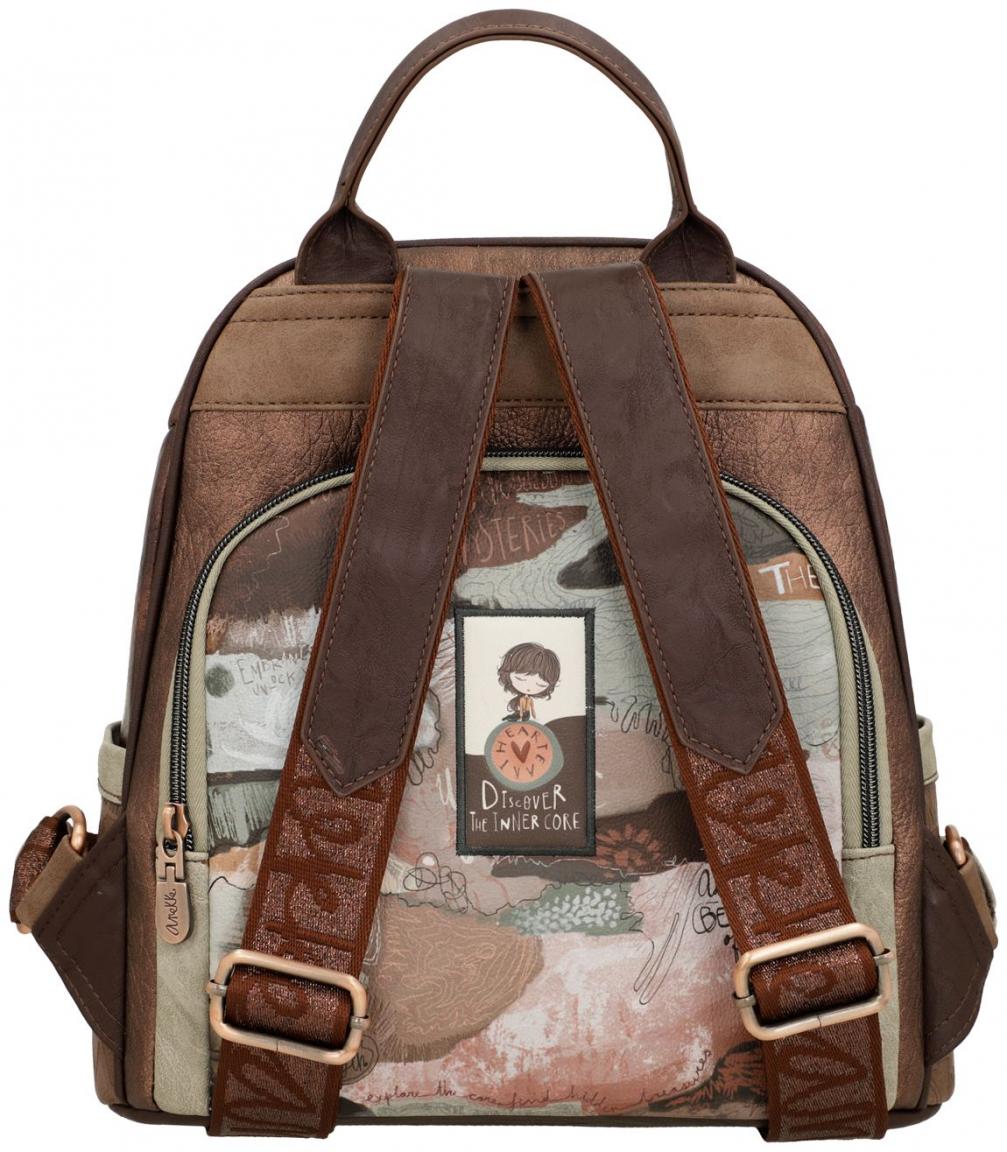 Anekke Core Damenrucksack mit Frontprint Heartbeat