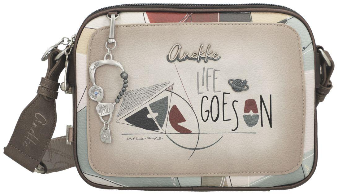 Anekke Crossbody Bag Sophia Auralis dreigeteilt beige