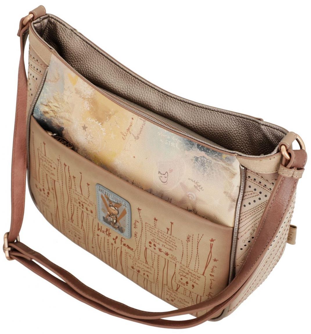 Anekke Crossbody Bag beige Glitzer Hollywood Stickerei