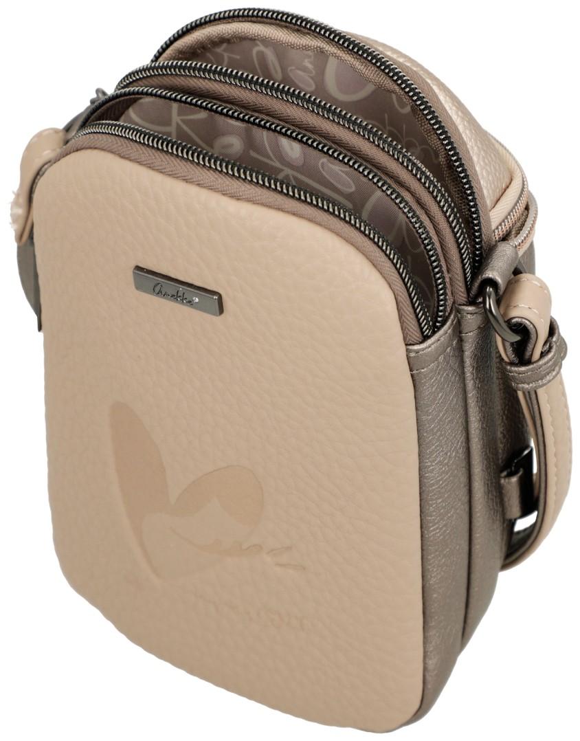 Anekke Crossover Tasche Muse Olympia Metallicfarben
