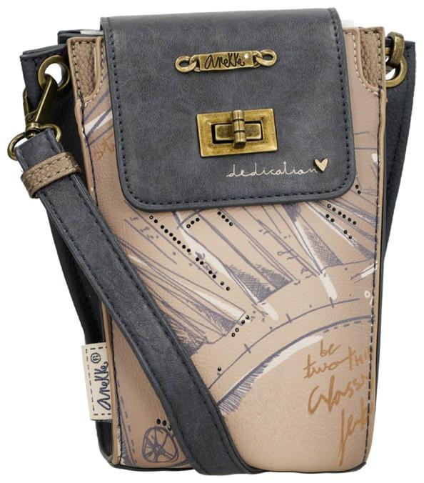 Anekke Crossovertasche Mademoiselle Studio Blau Drehverschluss