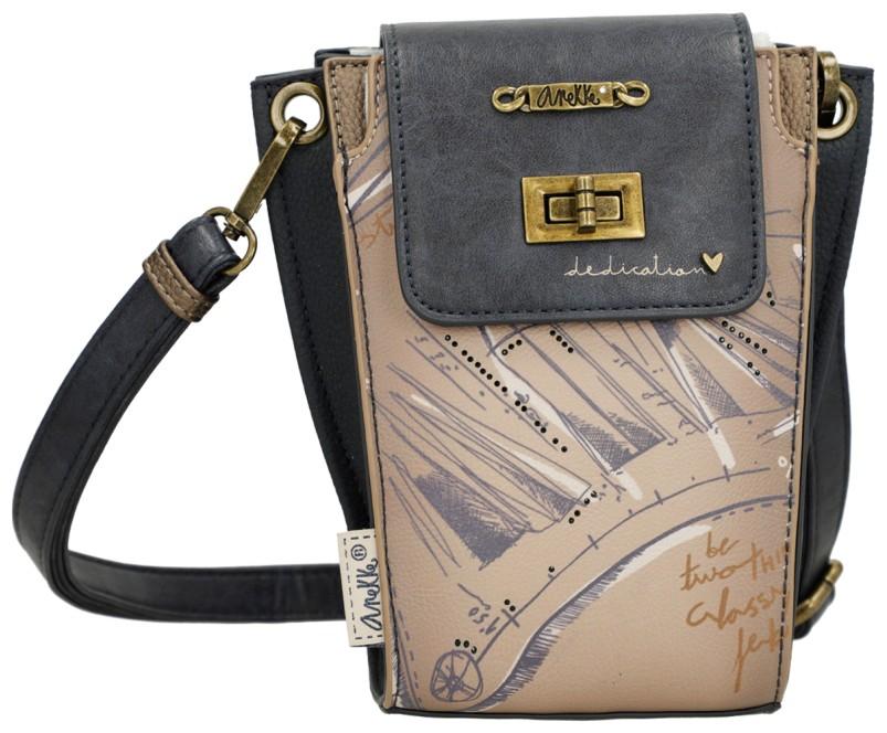 Anekke Crossovertasche Mademoiselle Studio Blau Drehverschluss