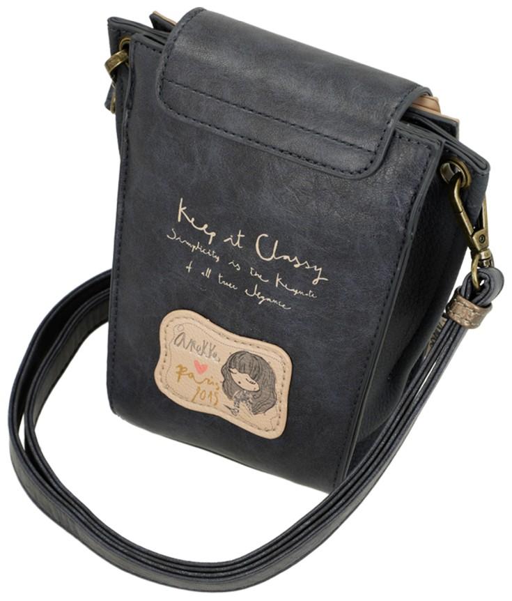 Anekke Crossovertasche Mademoiselle Studio Blau Drehverschluss