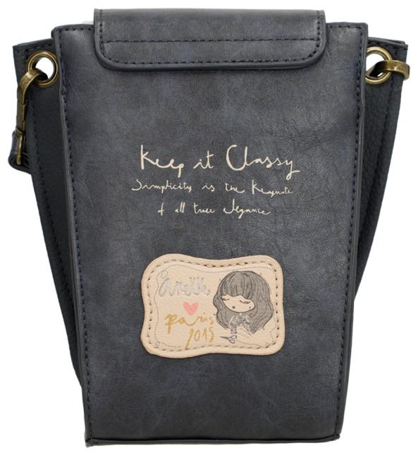 Anekke Crossovertasche Mademoiselle Studio Blau Drehverschluss