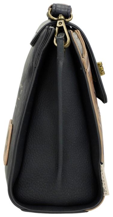 Anekke Crossovertasche Mademoiselle Studio Blau Drehverschluss