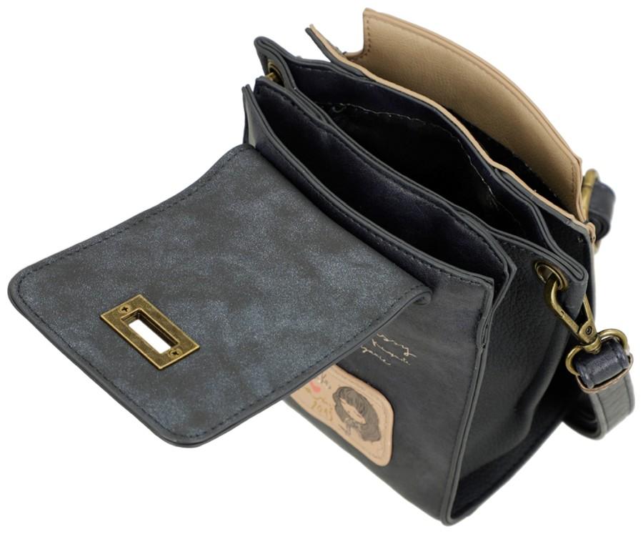 Anekke Crossovertasche Mademoiselle Studio Blau Drehverschluss