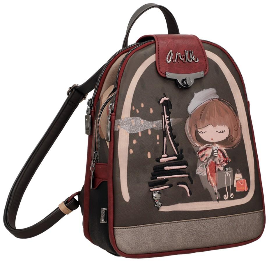 Anekke Damenrucksack mit Paris Motiv Medium Mademoiselle