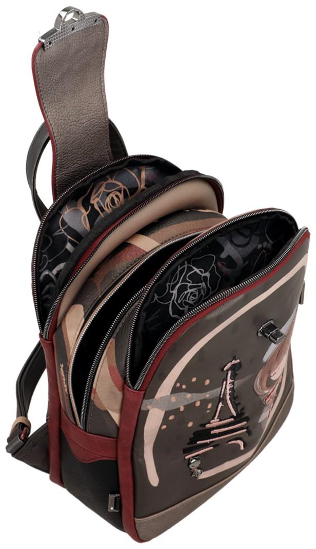 Anekke Damenrucksack mit Paris Motiv Medium Mademoiselle