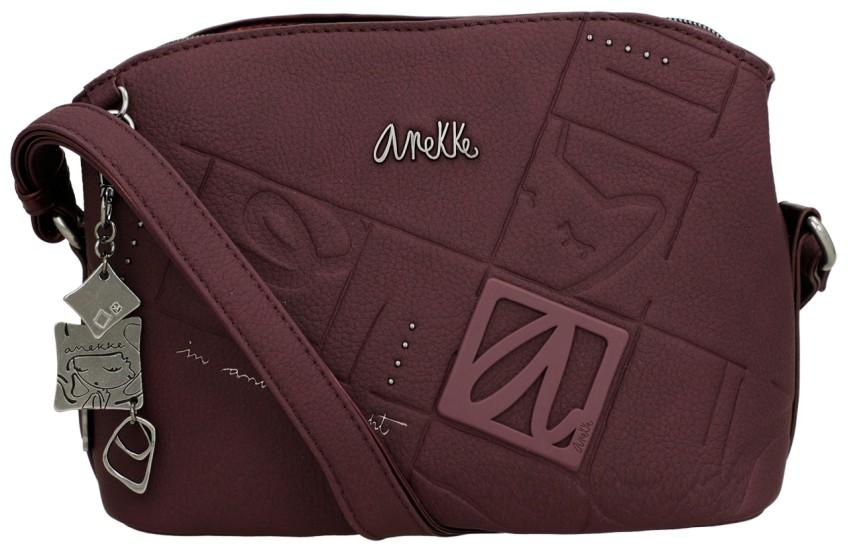 Anekke Damentasche bordeaux Nieten Real Evolution