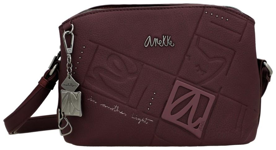 Anekke Damentasche bordeaux Nieten Real Evolution