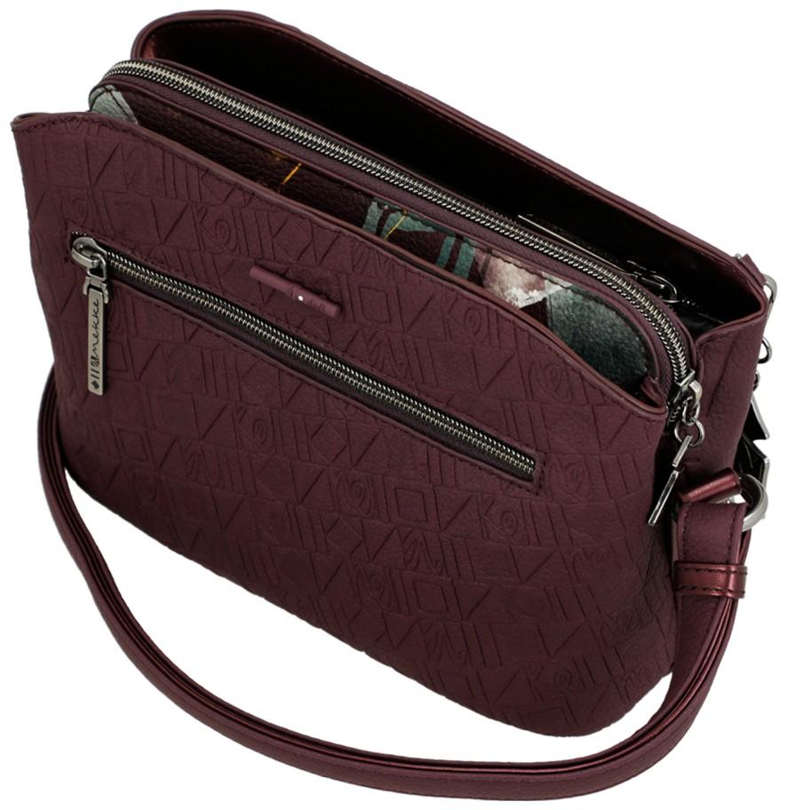 Anekke Damentasche bordeaux Nieten Real Evolution