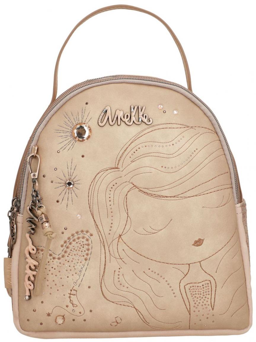 Anekke Danemrucksack Nude bestickt Glitzersteine Silhouette Hollywood