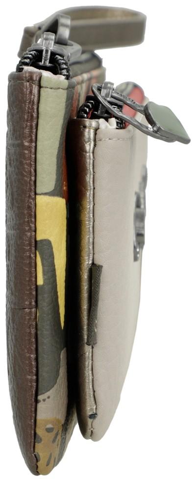 Anekke Etuibörse Muse beige Amphora dunkelbunt Handschlaufe Bronze