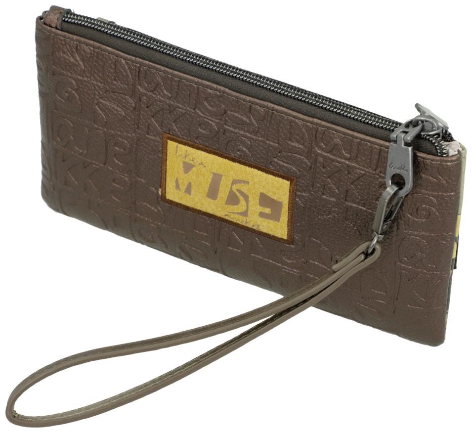 Anekke Etuibörse Muse beige Amphora dunkelbunt Handschlaufe Bronze